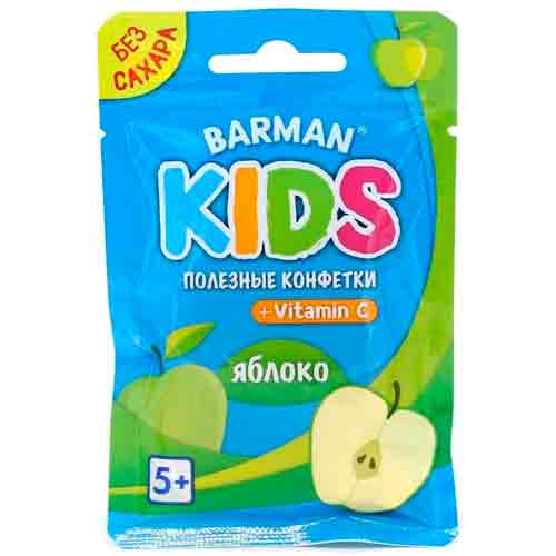 Конфеты Barman Яблоко 16гр