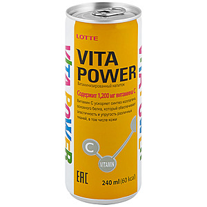 Витаминизированный напиток Lotte Vita Power 240мл