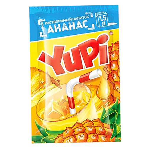 Растворимый напиток Yupi Ананас    12гр