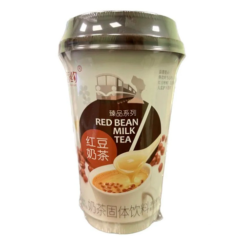 Растворимый напиток Xiangyue со вкусом красной фасоли Milk Tea с желе  64гр