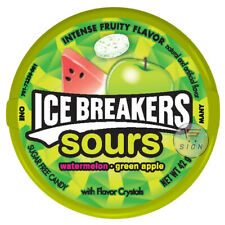 Леденцы Ice Breakers Sours Watermelon Green Apple 42г