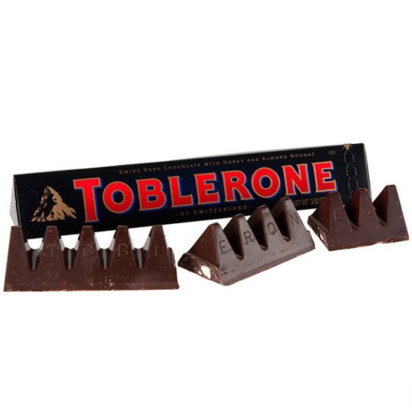 Шоколад Toblerone Молочный Dark    100гр