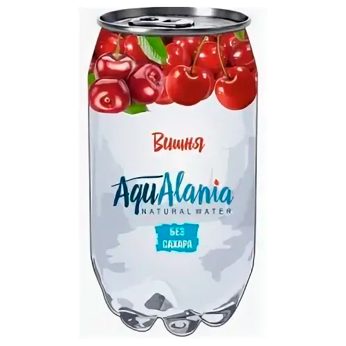Напиток среднегаз. б/а AquAlania со вкусом Вишни 330мл.