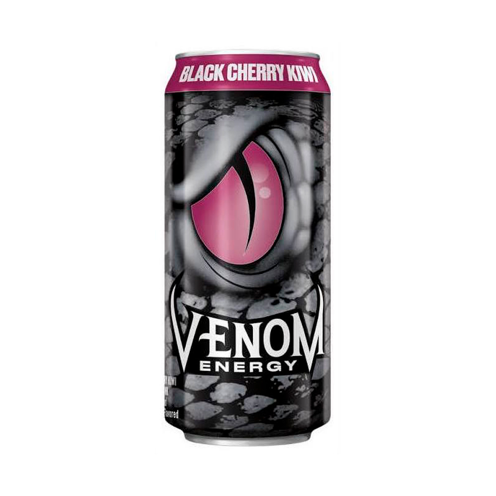 Энергетический напиток VENOM Black Cherry Kiwi   473мл