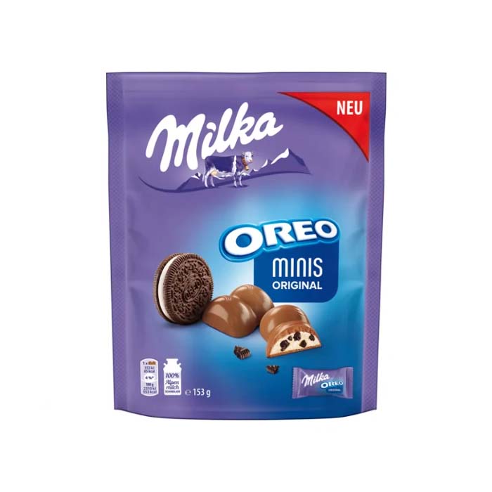 Шоколад Milka Oreo Minis Original   153гр