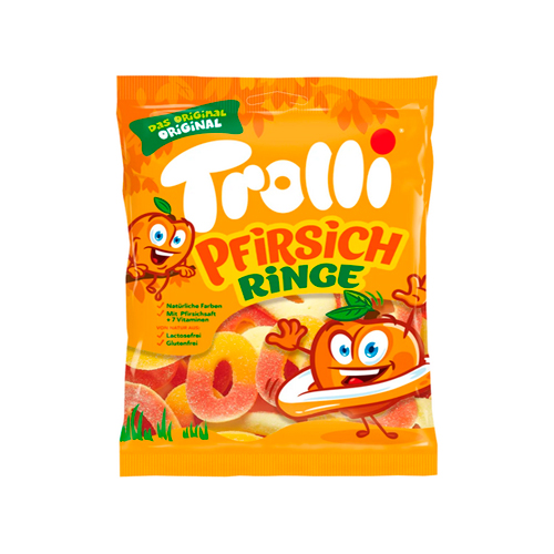 Мармелад Trolli Peach Rings 100гр.