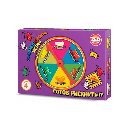 Мармеладские игры ZED Candy набор 4 серия   120гр