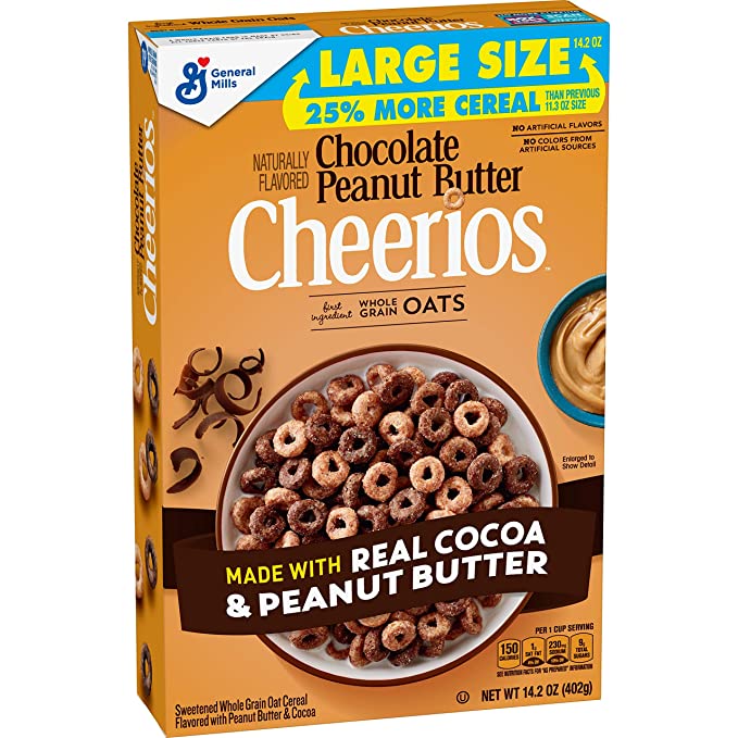 Хлопья Cheerios Peanut butter 402гр.