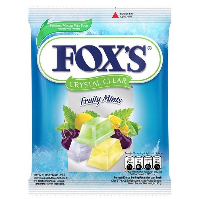 Конфеты Fox’s Fruity Mints 90г