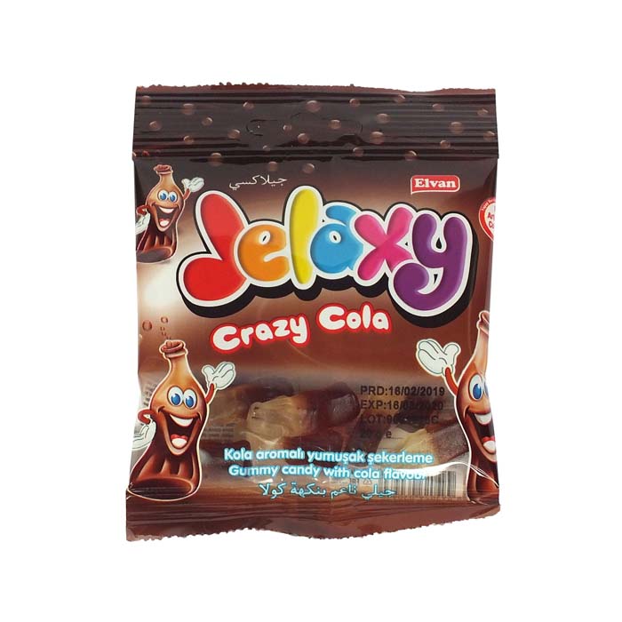Жевательный Мармелад Jelaxy Crazy Cola 80гр
