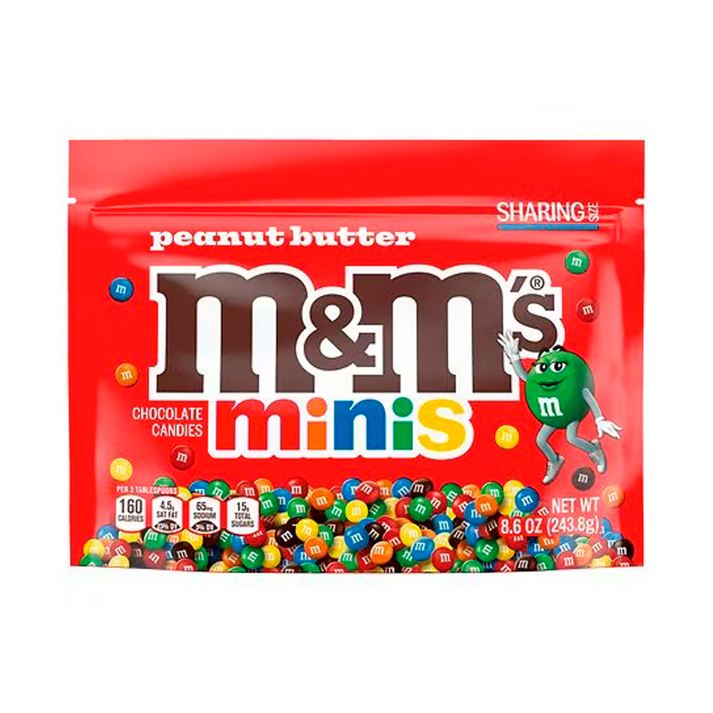 Драже M&M's MINIS PB   243,8гр