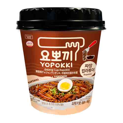 Лапша Yopokki Ramen + Клецки Jiajang   145гр