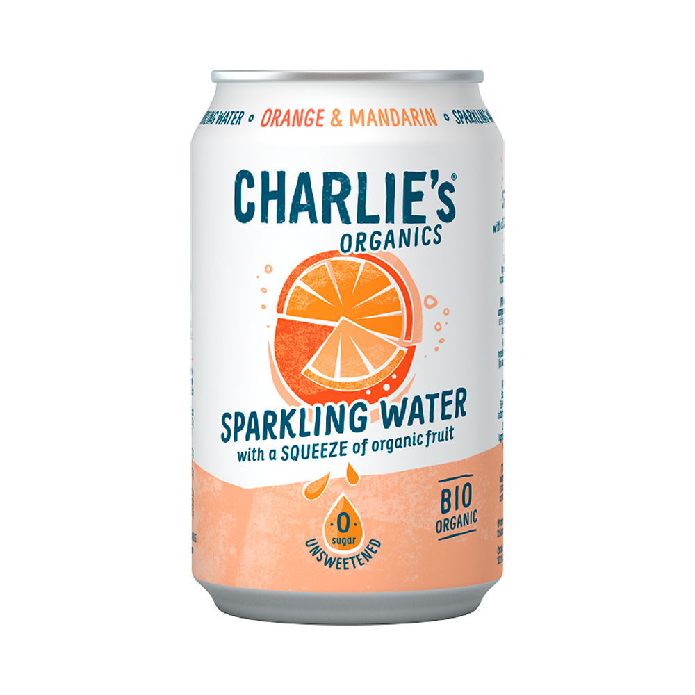 Газ.напиток Charlies Organics Orange Mandarin   330мл