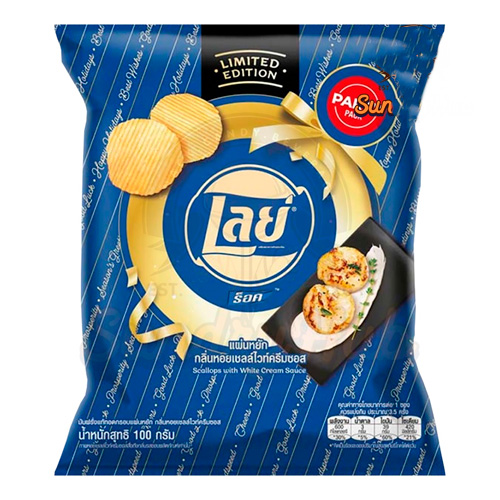 Чипсы Lay's Scallops with White Cream Sauce   40гр