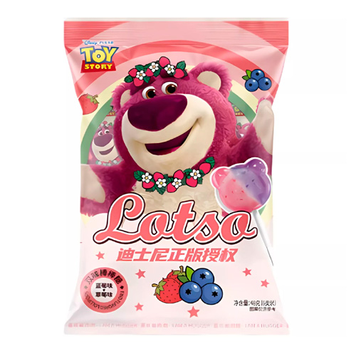 Леденцы Disney Pixar «История игрушек» черника, клубника   48гр