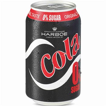 Напиток б/а газ. Harboe Cola 0% Sugar (Кола) 330мл