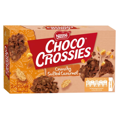 Конфеты Nestle Choco Crossies Salted Caramel 140г.