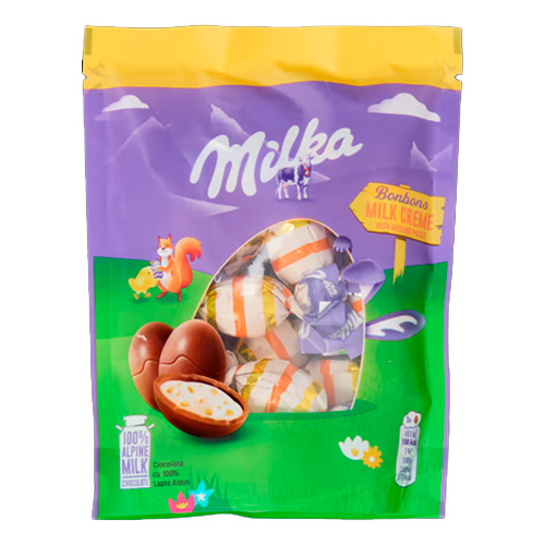 Шоколадные конфеты  Milka Bonsbons Milk  Creme  86гр
