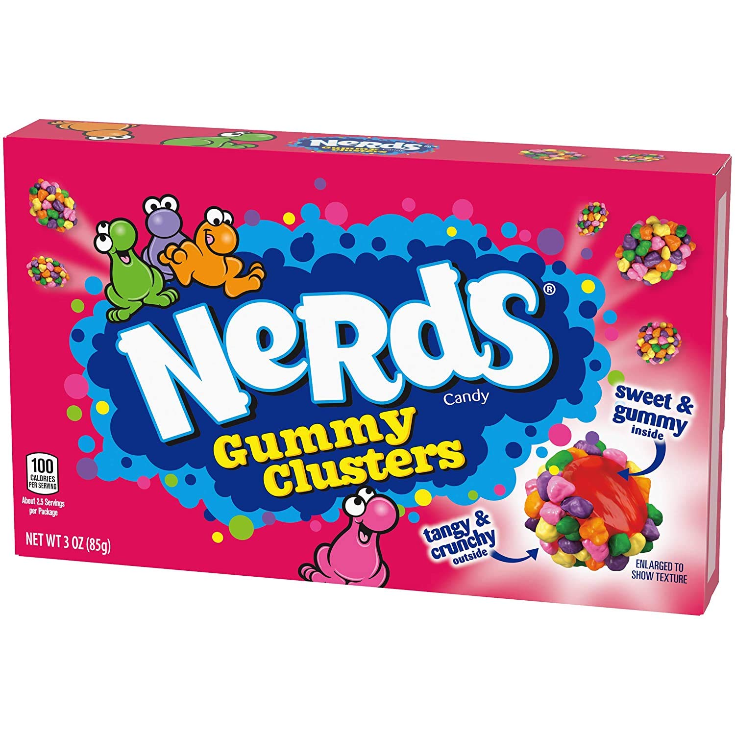 Конфеты Wonka Nerds Gummy Clusters 85гр