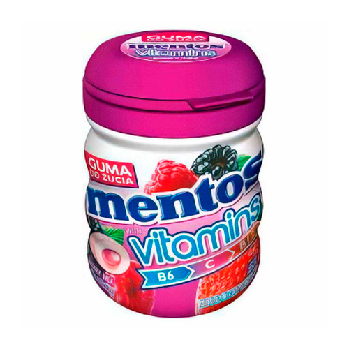 Жев.резинка Mentos Vitamin Berry   50гр