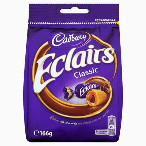 Жев.конфеты Cadbury Eclairs Chocolate 166гр Великобритания