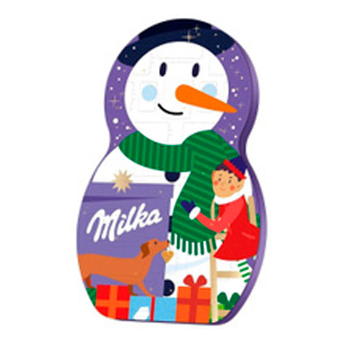 Шоколад фигурный Milka снеговик   213гр