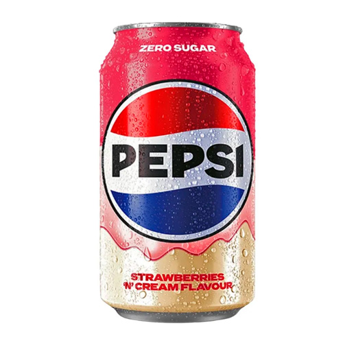 Газ.напиток Pepsi Strawberry and Cream zero м  330мл