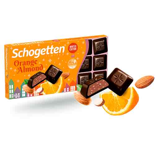 Шоколад Schogetten Orange Almond 100гр
