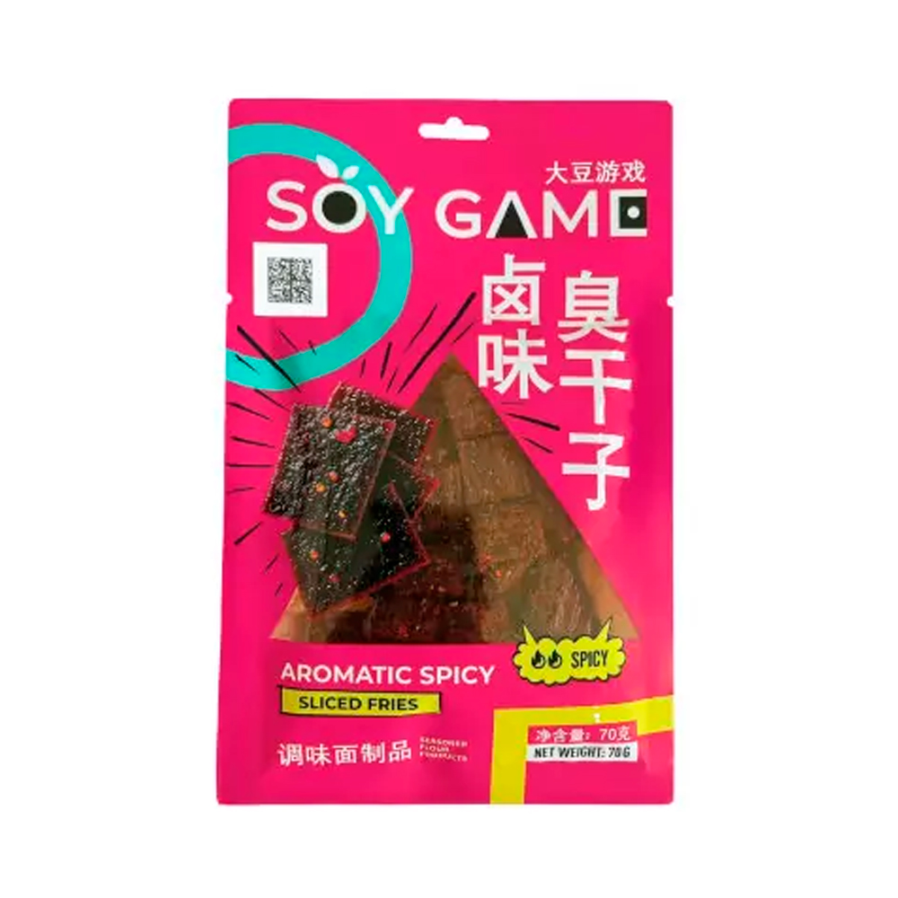 Снек Soy Game Spicy and Aromatic slices   70гр