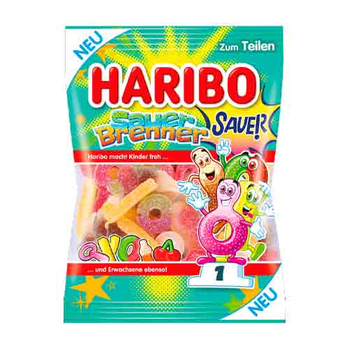 Мармелад Haribo sauer brenner 160гр