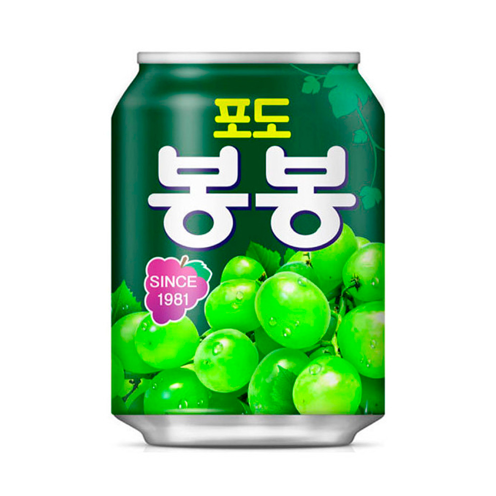 Напиток безалкогольный Haitai Grape Juice Drink with Grape Sacs    238мл