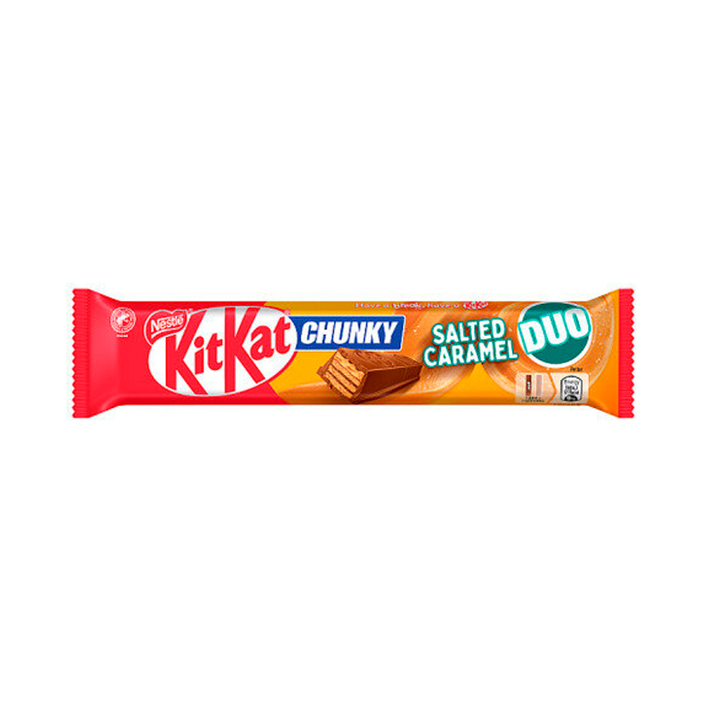 Шоколадный батончик KitKat CHUNKY SALTED CARAMEL DUO    68гр