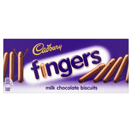 Cadbury Fingers Milk Chocolate Biscuits 114гр Великобритания