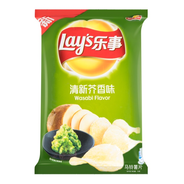 Чипсы Lay's Wasabi Flavor   70гр