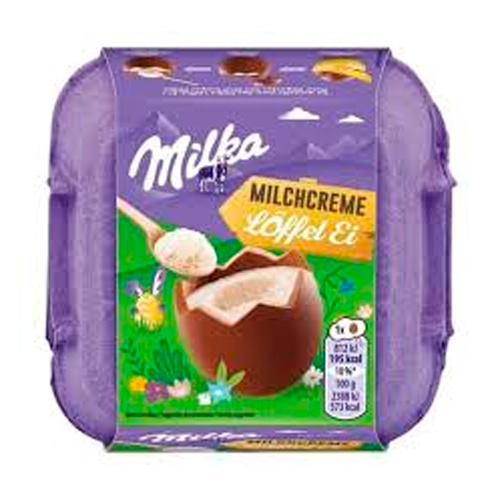 Шоколад фигурный Milka Milka Löffel-Ei Milchcrème   136гр
