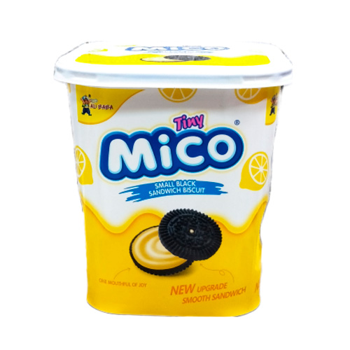 Печенье Tiny Mico Small Black Sandwich Fresh Lemon Yogurt   88гр