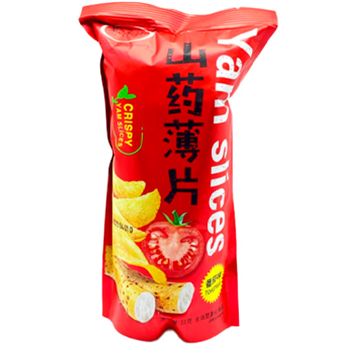 Чипсы YamChip хрустящие со вкусом томата   33гр