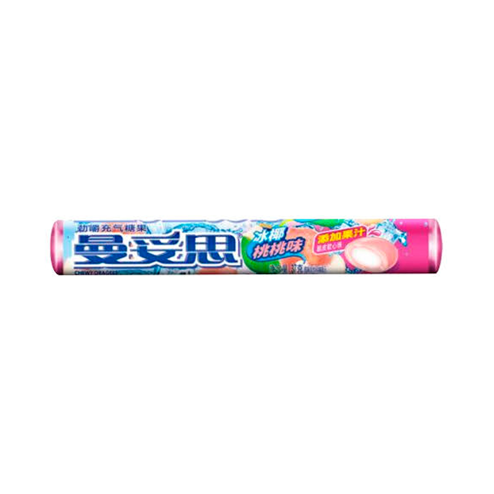 Жев.конфета Mentos Ice Coconut Peach   37гр