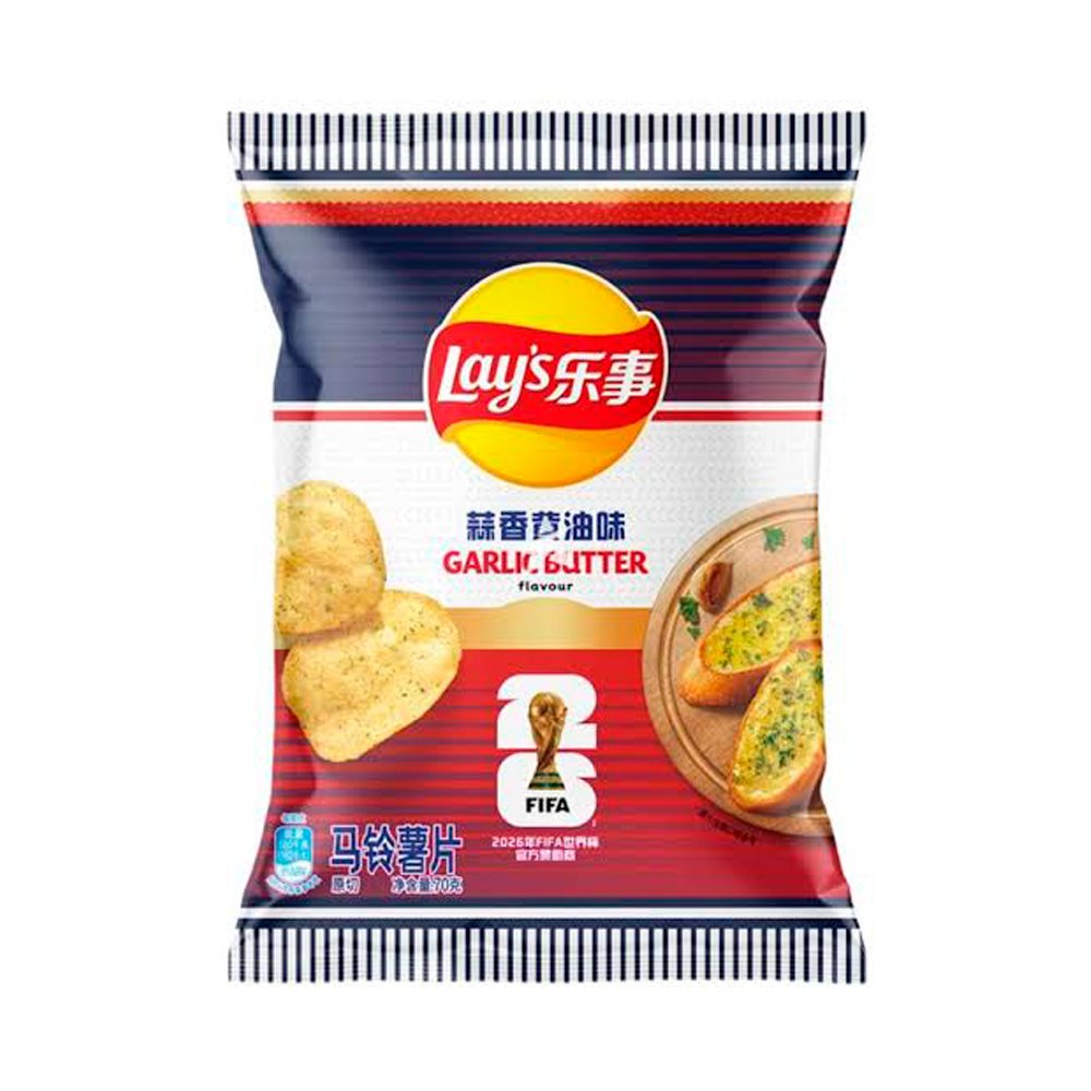 Чипсы Lay's GARLIC BUTTER FLAVOR   70гр
