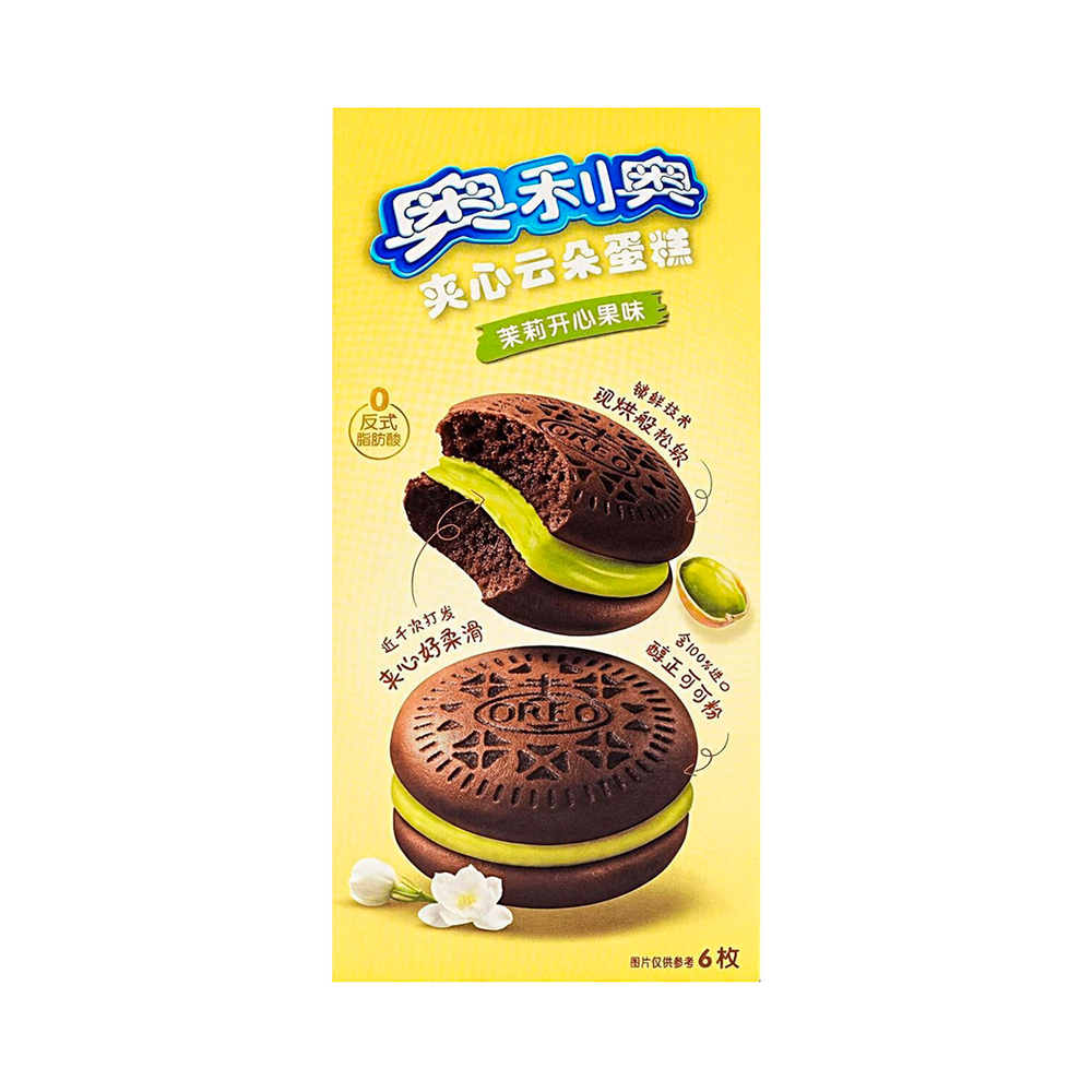 Печенье Oreo Airy Cake Jasmine Pistachio   132гр