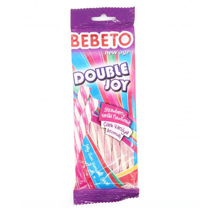 Жев.мармелад BEBETO "double joy" 75гр