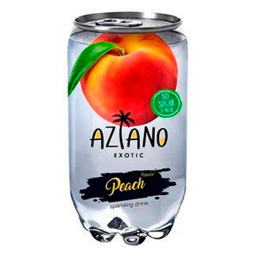 Газ.напиток Aziano Peach м  350мл