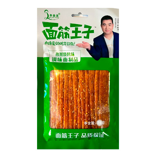 Снек Yujinlong со вкусом барбекю с тмином   76гр