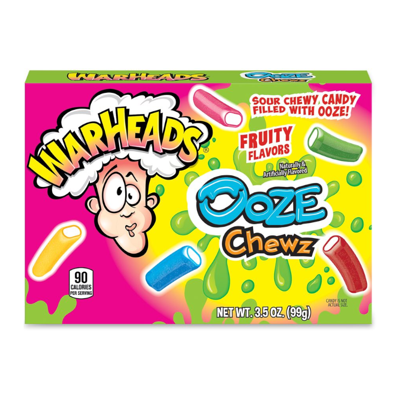 Кислые пластинки Warheads Ooze Chews   99гр