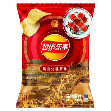 Чипсы Lay's со вкусом жаренной хрустящей свинины    60гр