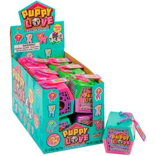 Конфеты + сюрприз Kidsmania Puppy Love 8гр