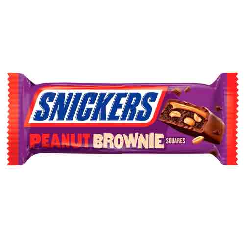 Батончик Snickers Peanut Brownie 34гр