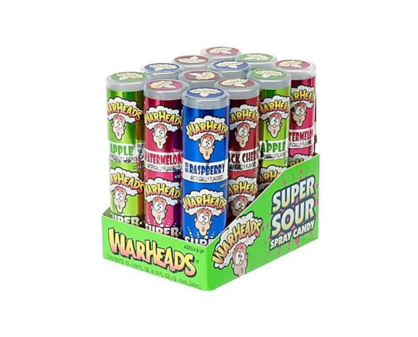 Конфета с кислинкой Warheads Super Sour Spray 20мл. США