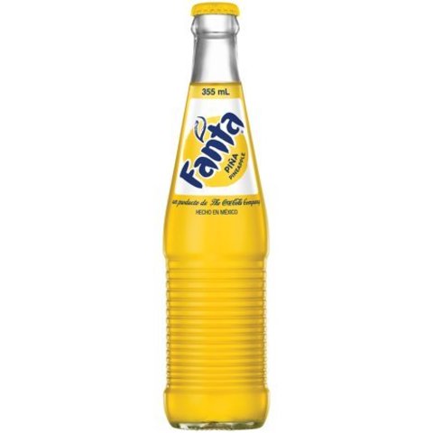 Газ. Напиток Fanta Pineapple 0,355л стекло. Мексика