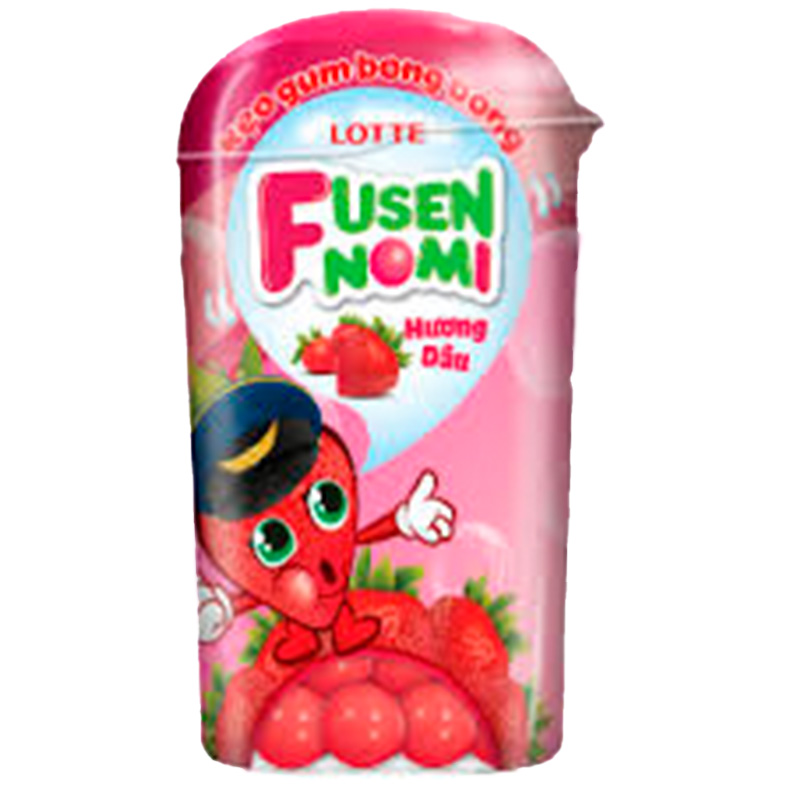 Жев.резинка LOTTE Fusen Nomi со вкусом клубники 14гр